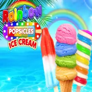 Rainbow Ice Cream And Po...